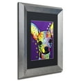 thumbnail image 3 of Trademark Fine Art "Chihuahua II" Canvas Art by Dean Russo, Black Matte, Silver Frame, 3 of 4