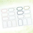 5 Sheets Classroom Organization Labels Adhesive Textbook