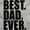 Sport Grey, variant on Cool Father's Day Best Dad Ever Men's Crewneck Sweatshirt Brisco Brands S
