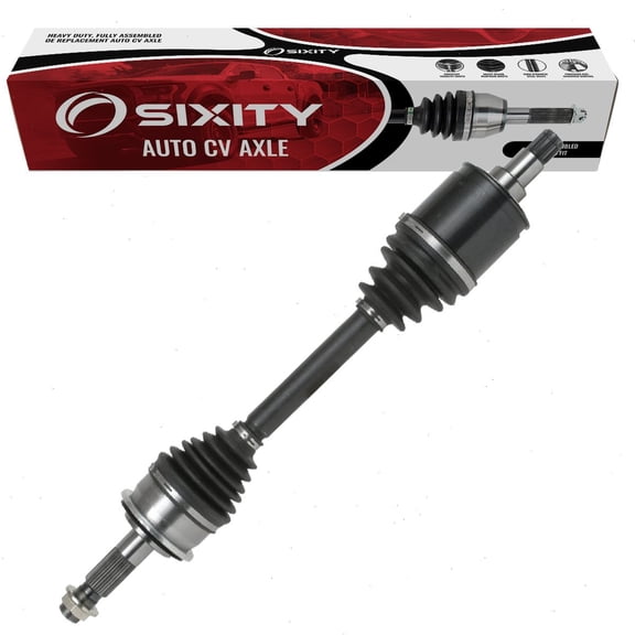 Sixity Front Left CV Axle compatible with Toyota Tundra 2000-2006 - Driver Side Complete Axle Shaft Assembly
