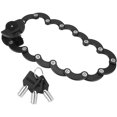 thumbnail image 1 of Cadenas de Vélo Antivol en Forme de Hamburger Chaîne de Sécurité Pliable, 1 of 6