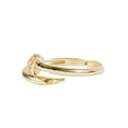thumbnail image 2 of Anillo en forma de clavo con brillos de oro laminado, 2 of 8