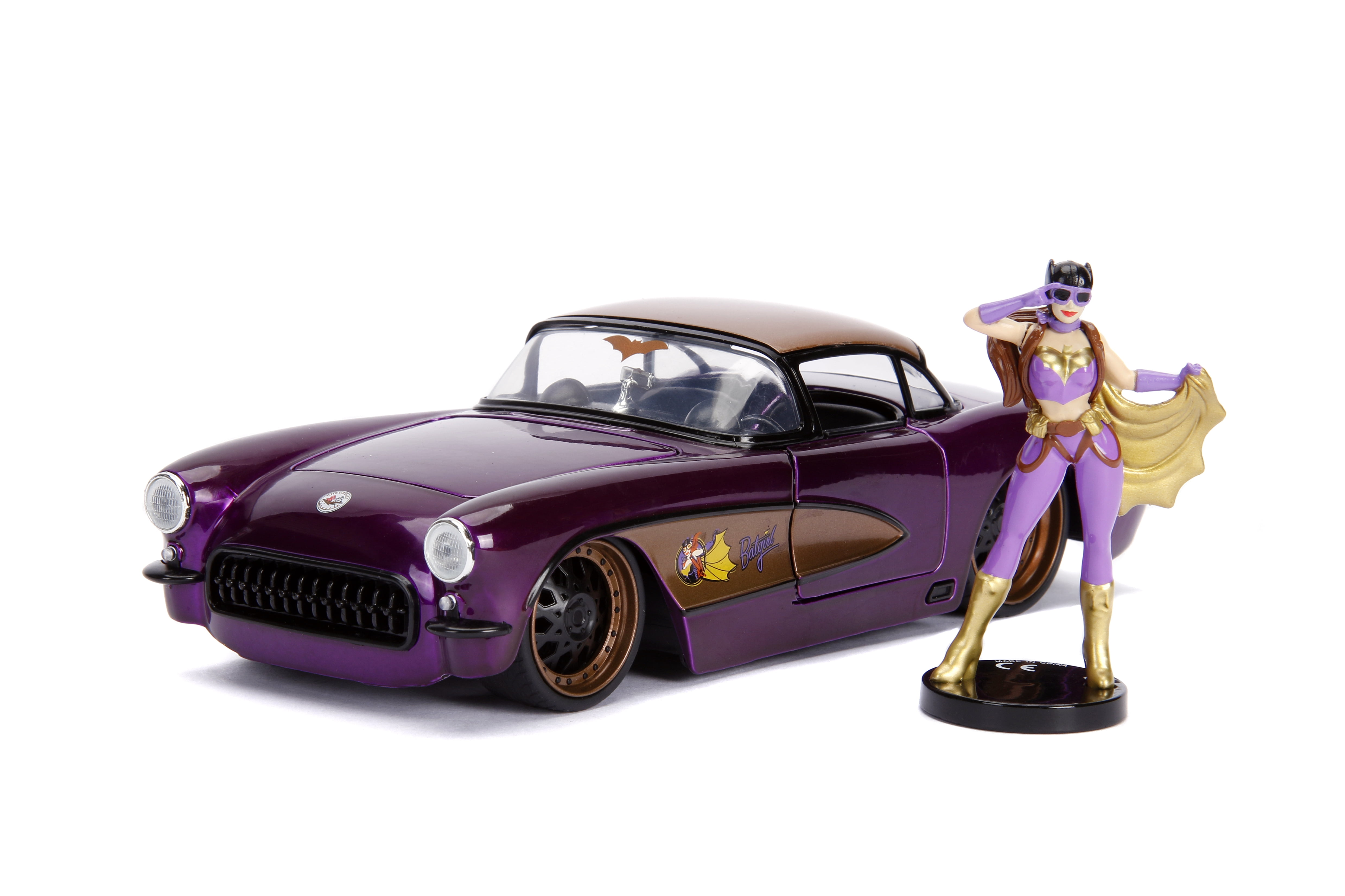 Jada Toys, Die-cast Car, 1957 Chevy Corvette, Batgirl collectible