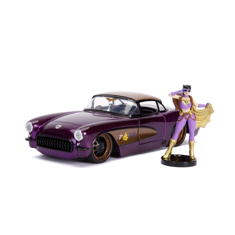 Jada Toys, Die-cast Car, 1957 Chevy Corvette, Batgirl collectible