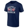thumbnail image 2 of Men's Deep Sea Blue Seattle Kraken Americana Team T-Shirt, 2 of 3