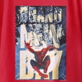 thumbnail image 3 of Marvel Spider-Man Brand New Day Youth Spidey Night Swing T-Shirt (Red, XS-XL), 3 of 4