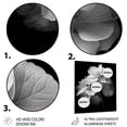 thumbnail image 3 of Designart "Monochrome Elegance in Blooming Hydrangeas I" Floral Metal Art Print, 3 of 5