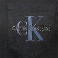 thumbnail image 3 of Calvin Klein Men's Garment Dyed Monogram Pocket Tee, Black,L - US, 3 of 3