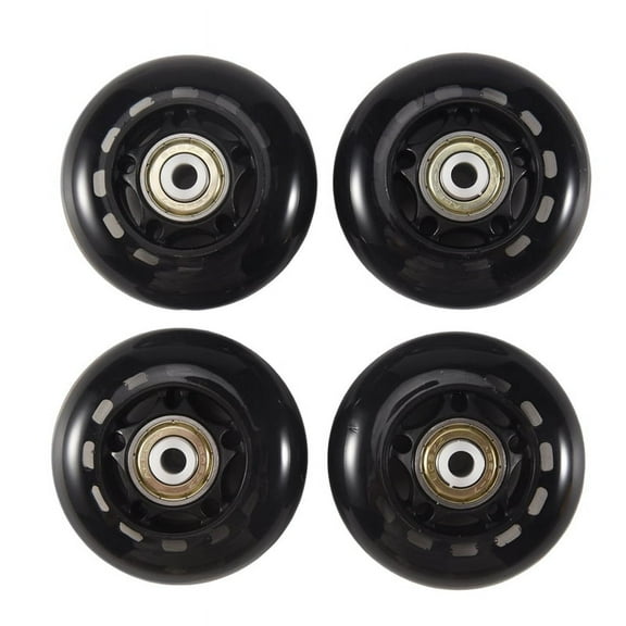 4Pcs Rubber Wheels Anti-Skid Mute Wear- Roller Skates