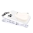 thumbnail image 2 of For Iphone 14 Pro Max Silicone Wallet Phone Case With Lanyard(Big White Bear),iPhone 15 Pro Max, 2 of 5