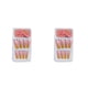 thumbnail image 1 of 1 juego de puntas francesas Prensa en las uñas Extensión de gradiente Calcomanías para uñas artificiales Envolturas Cubierta completa Kit de tipo 8 Pegamento 2g, gelatina 24 piezas 2piezas Minnieouse  CBP262045, 1 of 5