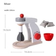 thumbnail image 1 of Pretend Play Kitchen Wood Simulation Toasters Bread Maker Coffee Machine Children Game Toy Early Childhood Educational Toys, 1 of 7