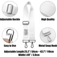 thumbnail image 2 of XINQIHANG Shoulder Strap, Adjustable Replacement Belt Crossbody Wide Duffel Bag Purse Handbag Canvas Straps-White, 2 of 7