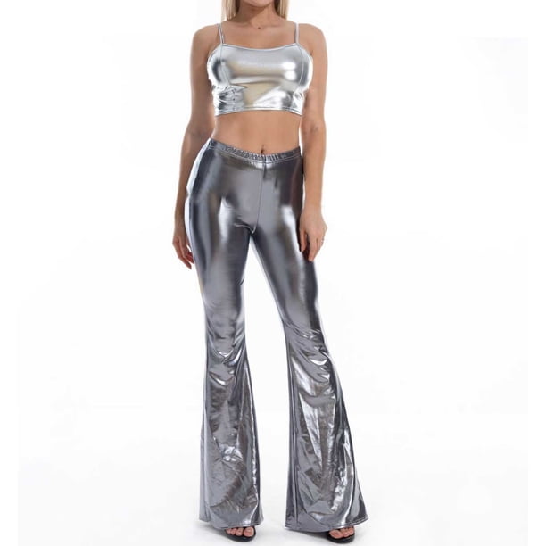 WILLBEST Pantalones Casuales para Mujer: Pantalones Holgados Lisos con Cintura Elástica y Bolsillos de Cintura Media para Uso Diario Cómodo. Grande