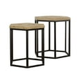 thumbnail image 6 of Newboti Furniture Natural and Black 2-Piece Nesting Table 26345, 6 of 9