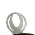 thumbnail image 2 of Orla Contemporary Side Chair With Black Microfabric Seat Set of 2 - Saltoro Sherpi, 2 of 4