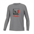 thumbnail image 5 of HUK Performance Fishing Reflection Pursuit Long-Sleeve Shirt - Kids, Small, Blac, 5 of 8