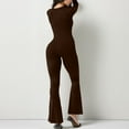 thumbnail image 5 of Stylish Women's Jumpsuit Casual Dressy V Neck Sleeveless Spaghetti Straps Harem Long Pants Bib Overalls for Effortless, 5 of 6
