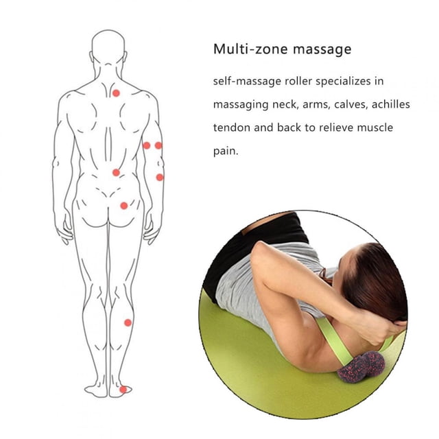 Bola de Masaje, Bola de Liberació Muscula la Alta Fuerza Mejora la Flexibilidad de la Bola de Fitness de Masaje, para la recuperación musculosa, Alivio del Dolor de Espalda