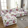 thumbnail image 3 of Elegant Flowers Pattern Elastic Sofa Covers Washable Stretch Slipcover For Living Room 1/2/3/4 Seaters Couch Chaise Lounge Cover, 3 of 6