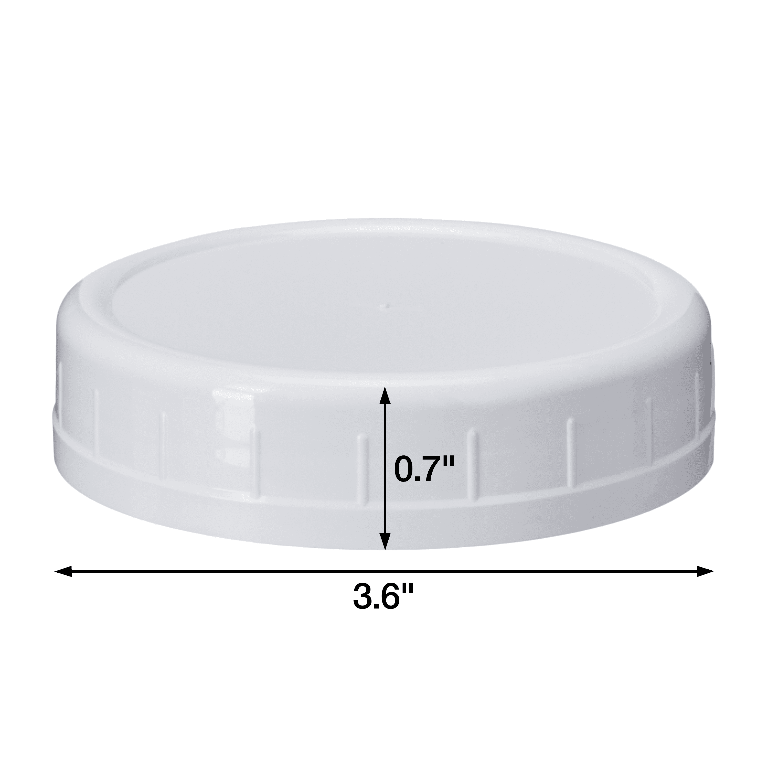 Mainstays 8-Pack Plastic Mason Jar Lids - Wide Mouth, Reusable Wide Mouth Canning Jar Lids for Meal Prep and Freezer Storage, Fits All Brands Wide Mouth Mason Jars