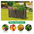 thumbnail image 2 of Raised Garden Bed Planter for Outdoor Plants Plastic Planters Box Elevated Garden Boxes Plant Pots of Garden Patio Balcony Deck to Planting Flowers Vegetables Tomato and, 2 of 9