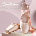 thumbnail image 2 of Women's Ballet Flats Shoes Lace-up Satin Pointe Shoes Gift For Ballet Dancing Lover-Yvan, 2 of 5