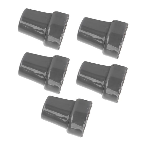 Rubber Walking Crutches Tips, Crutches Accessories, 5pcs22mm Single-angle Crutches Tips Imitation Tire Texture Anti-skid Rubber Translucent 4x4x4 Cm