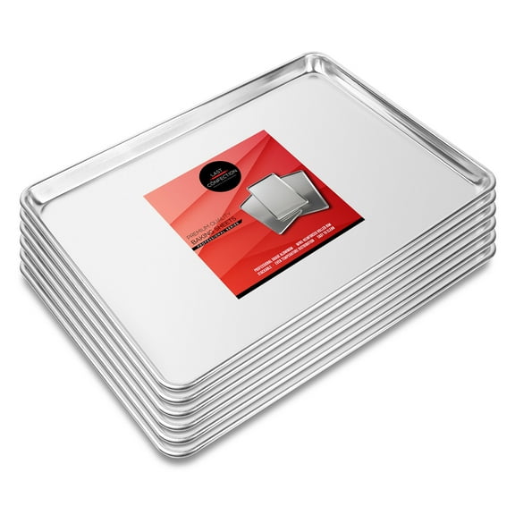 Last Confection (Set of 6) Cookie Sheets, 15" x 21" Three-Quarter Sheet Pans