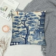 thumbnail image 2 of COMIO  Chinoiserie Blue and White Pillow Covers,Blue and White Pillow Covers Outdoor Decorative Pillow Covers for Couch Bed Sofa Cushion Farmhouse Pillowcases, 2 of 5
