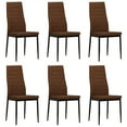 thumbnail image 6 of vidaXL Dining Chairs High Back Kitchen Side Chair for Home Dining Room Fabric, 6 of 44