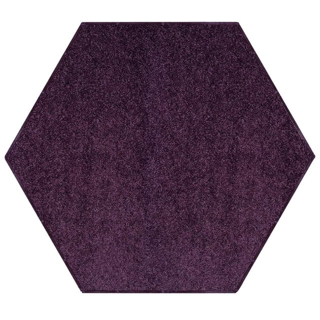 Home Queen Starwars Collection Pet Friendly Area Rugs Purple - 3' Hexagon