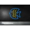thumbnail image 3 of Glowneon Angelfish Neon Sign, Fish Neon Light Decor, Fish Ocean Decoration, Animal Neon Led Light, 3 of 4