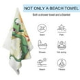 thumbnail image 3 of Cute Dragon Baby Beach Towel – with A Unique Design, Extra Large,XL (32”x 63”) for Kids & Adults, 3 of 7