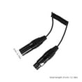 thumbnail image 2 of OUNONA Cable De Audio Negro Con Conector Xlr Macho A Y Concha De Cobre Para Sonido Claro, 2 of 7
