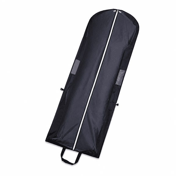 ELORIAH Long Dress Bags for Gowns - Wedding Dress Garment Bag for Dresses - Long Garment Bags for Hanging Clothes & Closet Storage - Formal Dress Bag for Airplane Travel for Women