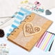 thumbnail image 4 of Libro de Visitas de madera, cuadernos con mensajes de firma Memorables, regalo para fiesta de boda JM01184, 4 of 10