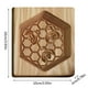 thumbnail image 2 of Moldes de sellos de madera,Molde de madera de Navidad Tallado Prensa Sello Moldes Cortadores de galletas Artesanía superior, 2 of 3