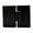 Matte Black, variant on GHS-243C - 180° Square Edge Glass to Glass Hinge