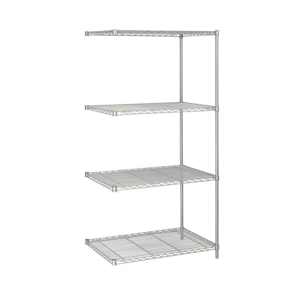 Safco 36"x24" Industrial Add-On Unit in Gray