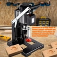 thumbnail image 4 of XIANERS Bench Drilling Machine Handheld Portable Drill Press Woodworking Punching Machine Wear-Resistant Tabletop Woodworking Hinge Drilling Desktop Drill Press gifts, 4 of 9