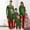 Green, variant on Onlypjs Family Matching Christmas Pajamas Set for Men, Women and Couples – Festive Light-Up Tree Print Tops and Red Plaid Pants