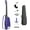 Purple, variant on Enya NEXG 2 Carbon Fiber Acoustic-Electric Guitar Travel Smart Audio Guitar with 50W Wireless Speaker, Wireless Microphone, Hi-Fi Monitor Earphones, Footswitch, Charging Stand, and Gigbag(Black)