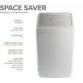 AIRCARE 831000 SpaceSaver, White Whole House Evaporative Humidifier