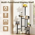 thumbnail image 5 of Corner Plant Stand Indoor 6 Tiered Tall Plant Shelf 43" Multiple Potted Plant Holder Plant Tower for Living Room Balcony,Rustic Brown, 5 of 9