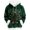 Dark Green, variant on Women's Christmas Sweatshirts Christmas Ornament Bell Star All Over Print Oversized Long Sleeve Crew Neck Hoodie Soft Winter Santa Pullover