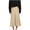 Khaki, variant on CHUMUD Womens Polka Dots Midi Skirt High Waist Flared Satin A-Line Skirts Casual Summer Wear