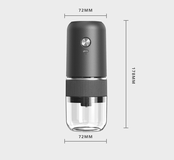 Coffee Grinder,Wireless Convenience, Adjustable Grind Settings,Low - Noise Motor,Long - Lasting Battery Life,