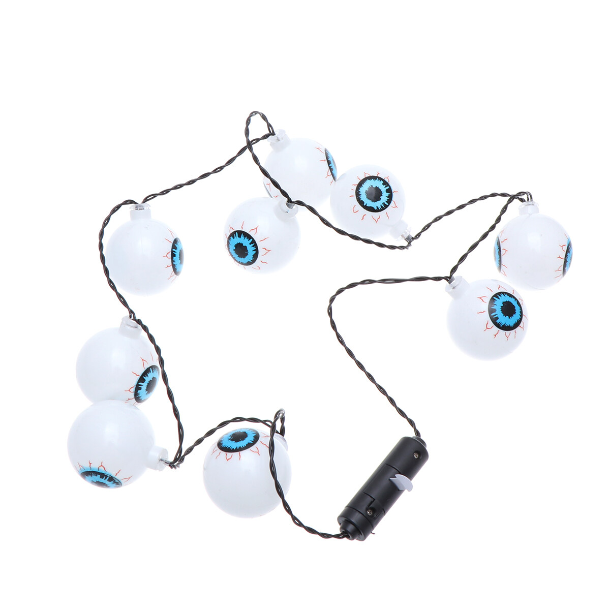 Halloween Glowing Necklace Light String Horror Ghost Eye String Light