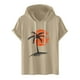 thumbnail image 1 of Camisetas de Manga Corta para Hombre Camiseta Deportiva con Capucha de Moda de Impresión Casual, Ligera para el Uso Diario Del Verano, 1 of 7